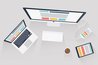 Desktop, laptop and mobile devices can be used for social media posting.